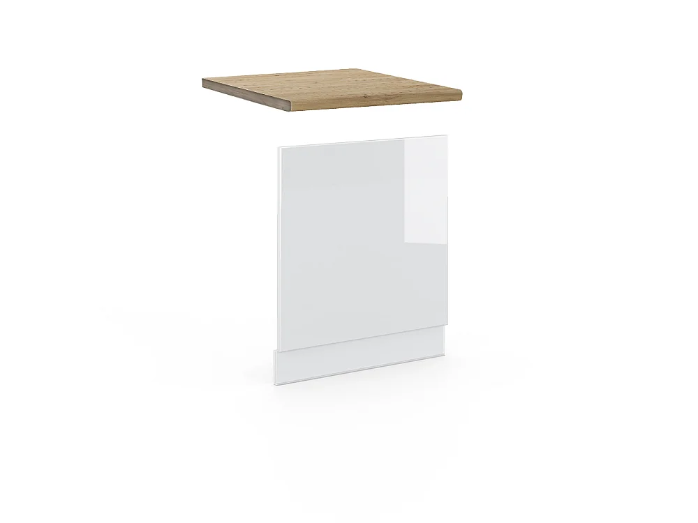 Pannello frontale bianco lucido 60x1.6x67.4 fame-line