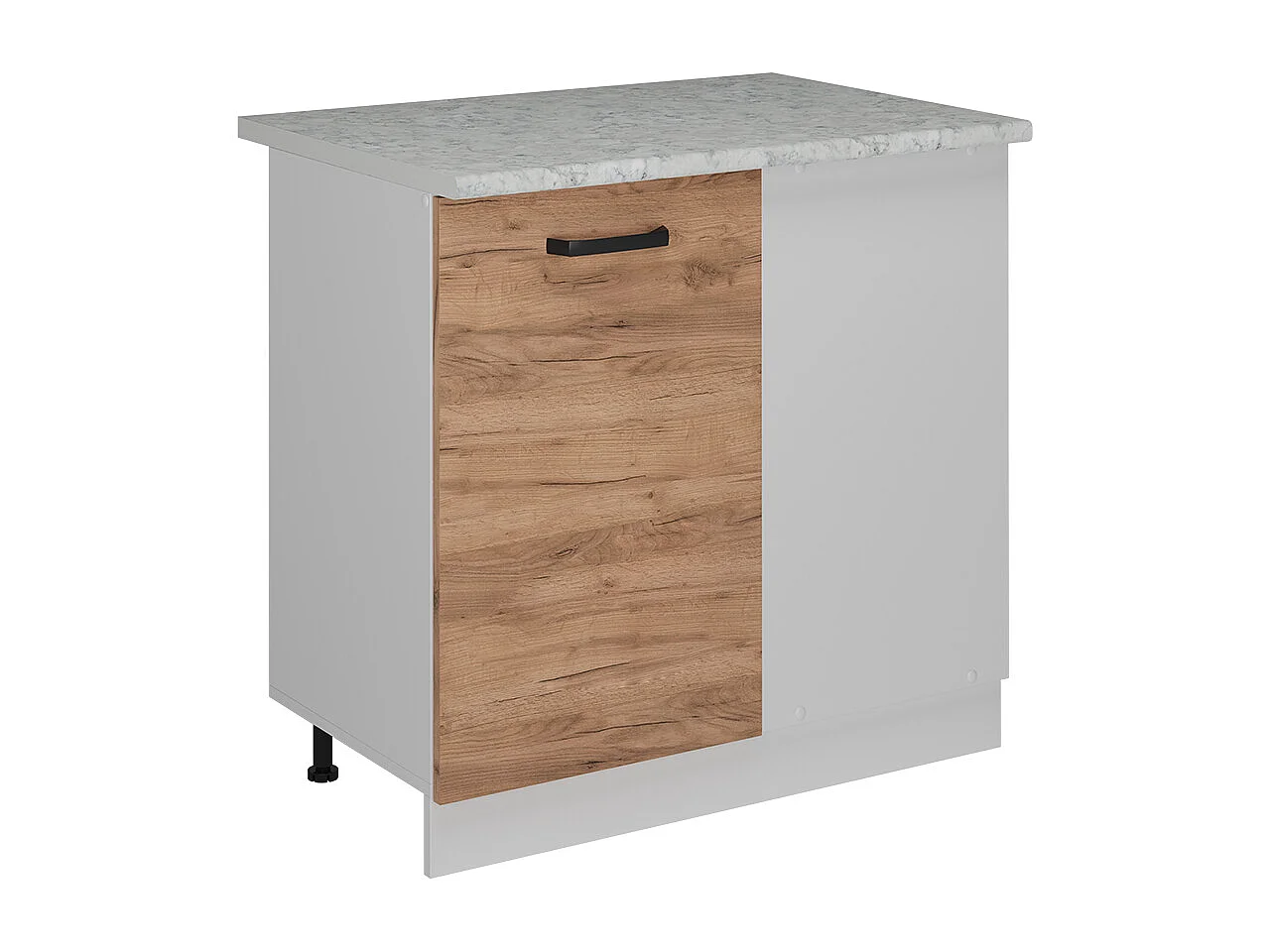 Armario de esquina roble dorado 86x60x81.6 r-line