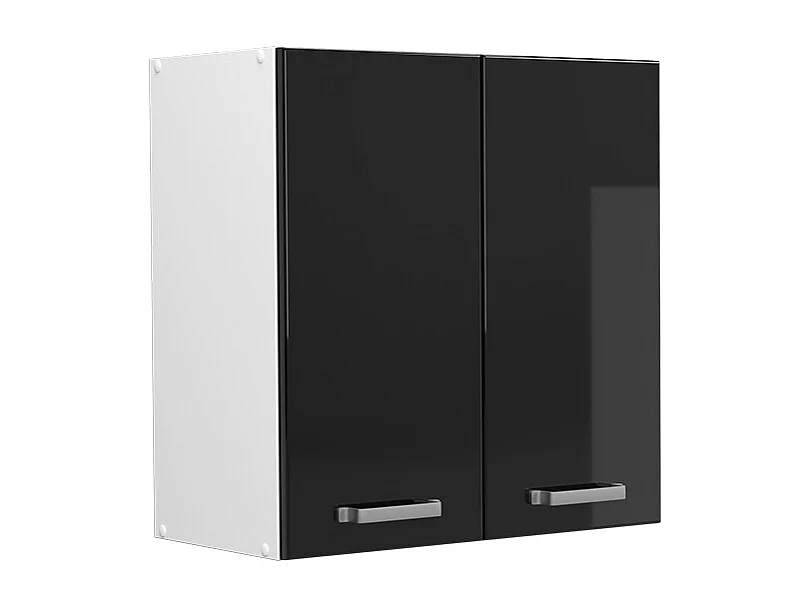 Armario colgante negro brillo intenso 60x31x60 r-line