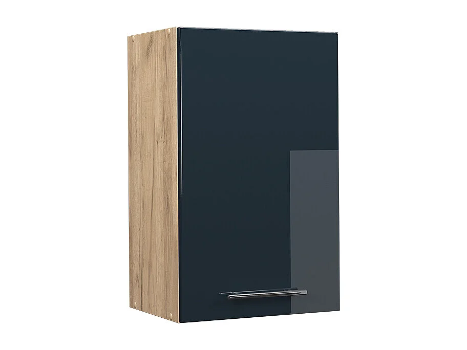 Armario colgante azul oscuro alto brillo 45x34.1x72 fame-line