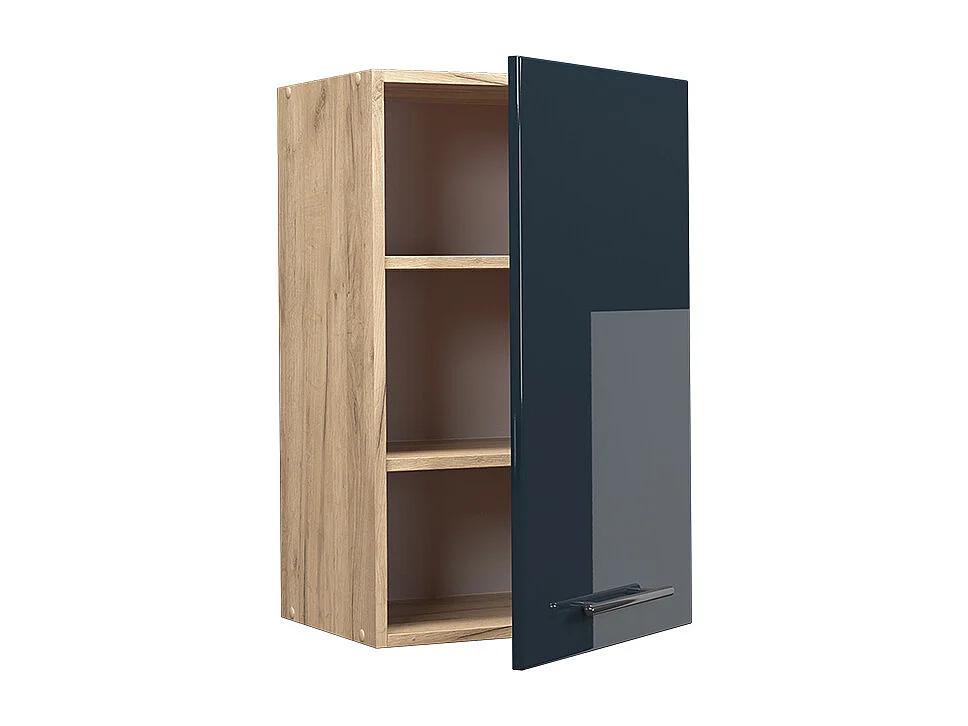Armario colgante azul oscuro alto brillo 45x34.1x72 fame-line