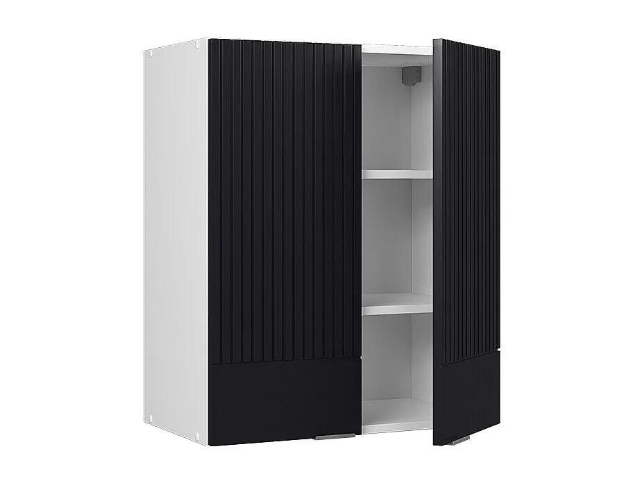 Pensile da cucina nero a righe 60x34.1x72 fame-line