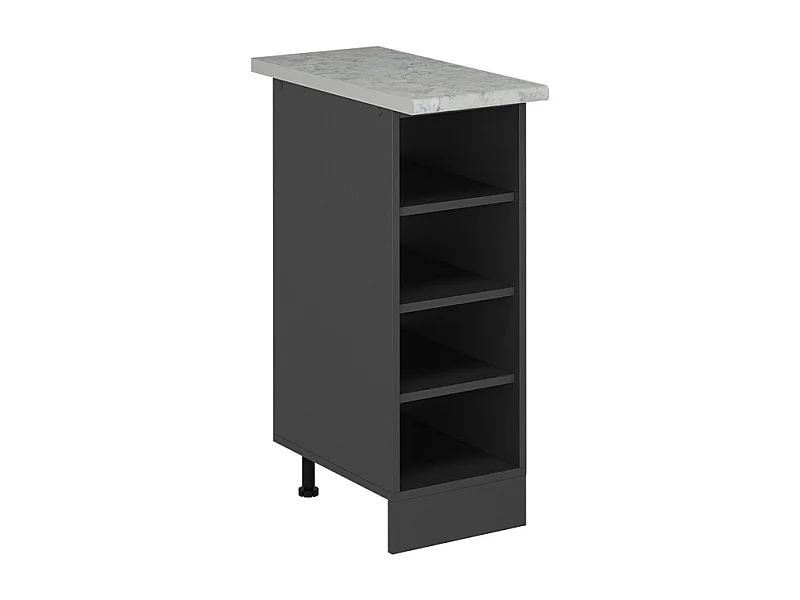 Etagère de cuisine anthracite 30x60x81.6 r-line