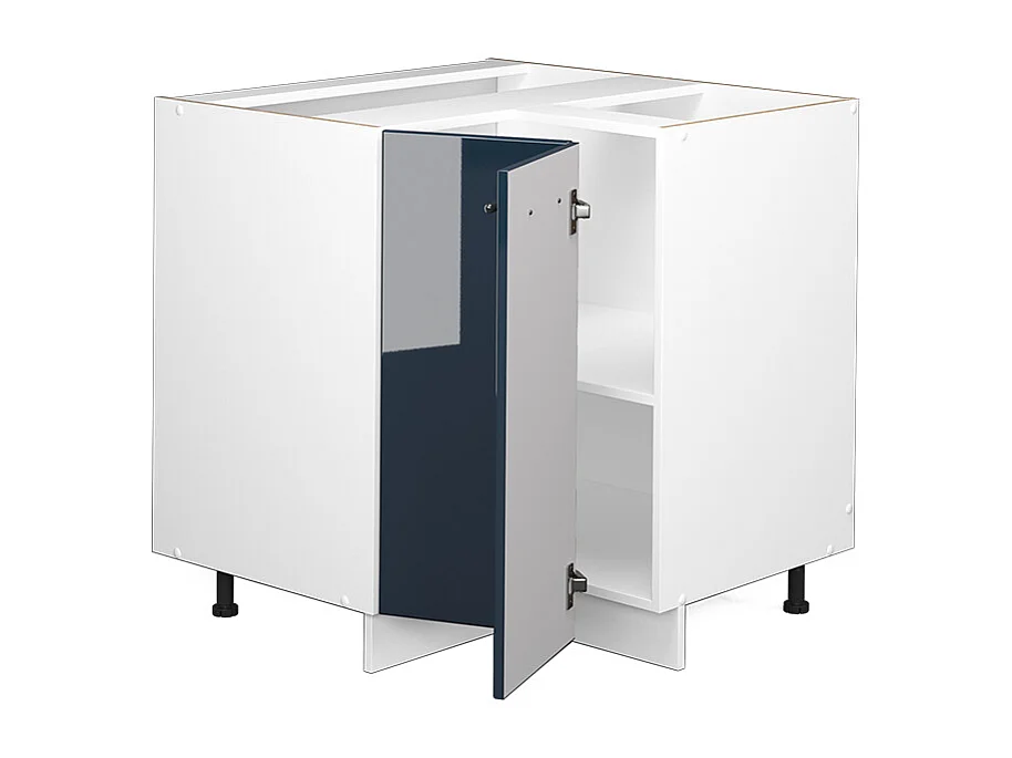 Meuble dangle bleu foncé brillant 80.5x51.6x82 fame-line