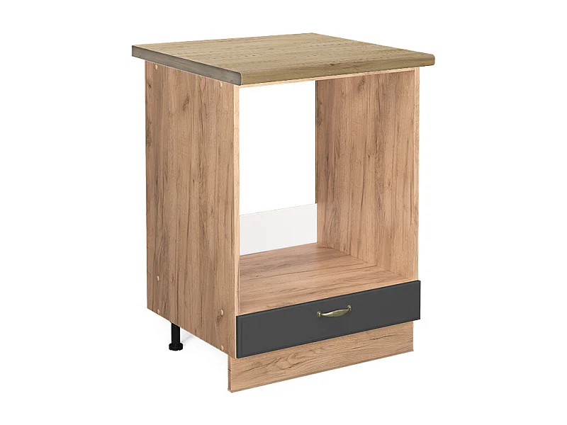 Meuble pour four anthracite-or 60x60x82 fame-line