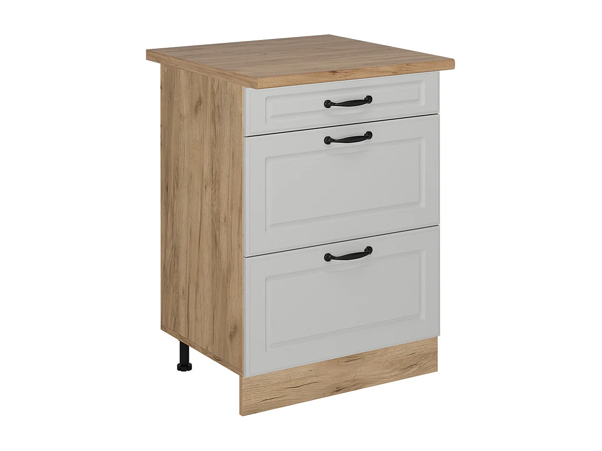 Meuble cuisine blanc campagne 60x60x81.6 r-line