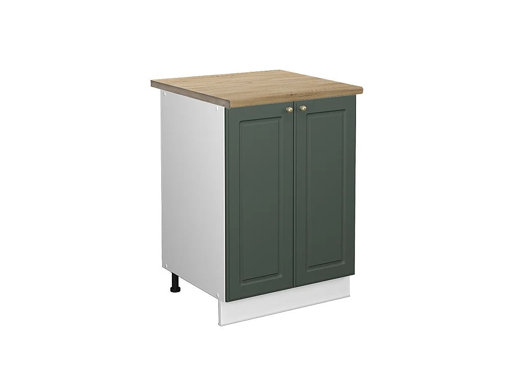 Mobiletto base cucina Verde-oro rustico 60x60x82 fame-line