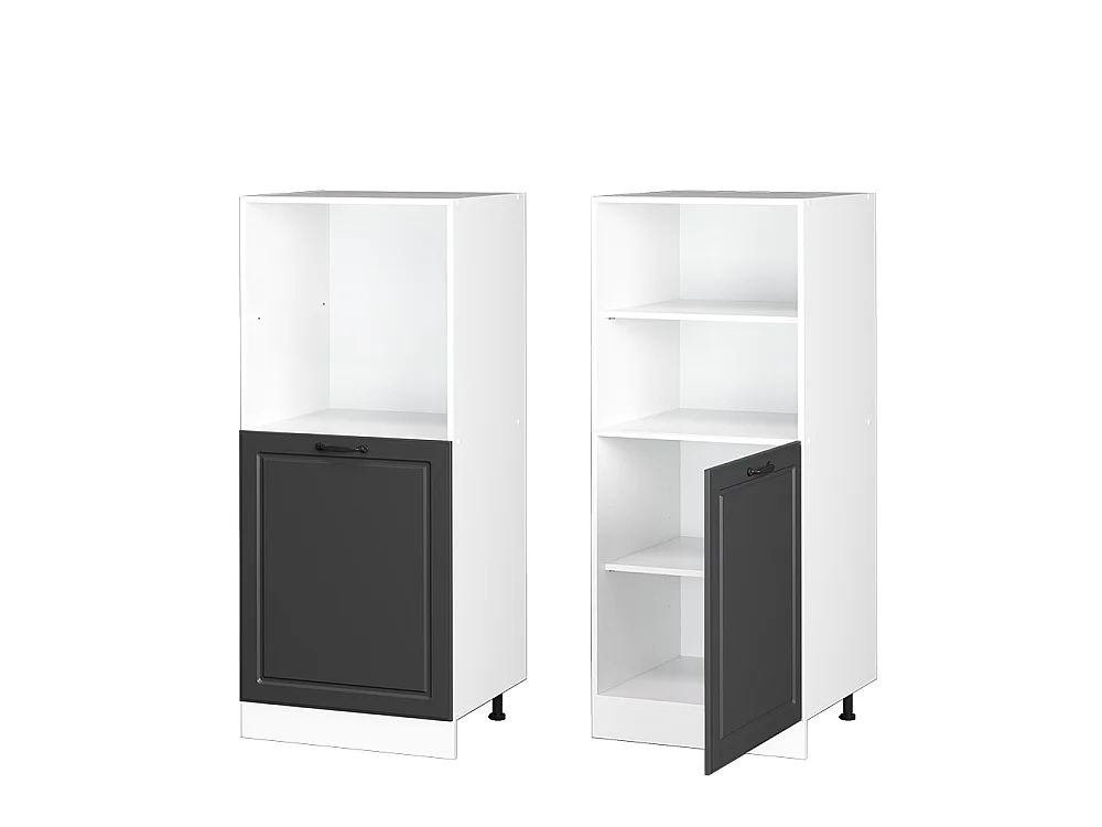 Oven housing cabinet anthracite country house 60x57x143 r-line
