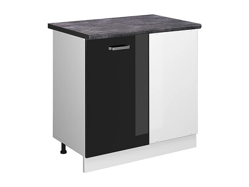 Meuble dangle noir haute brillance 86x60x81.6 r-line