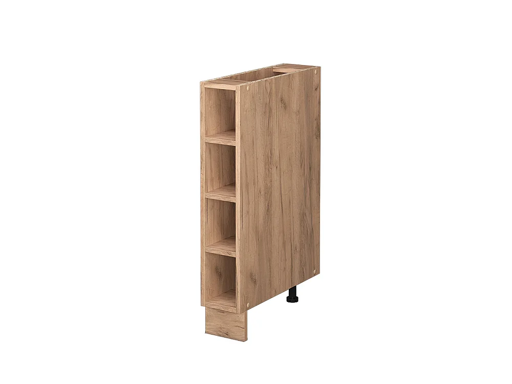 Etagère de cuisine chêne de force doré 15x50x82 fame-line