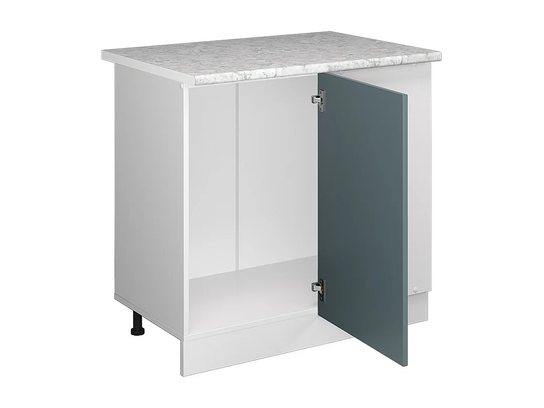 Armario de esquina gris azulado 86x60x81.6 r-line