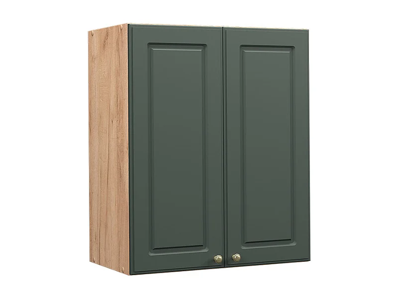 Armario colgante verde dorado casa de campo 60x34.1x72 fame-line