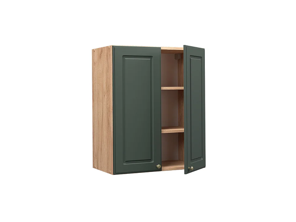 Elément haut de cuisine vert or campagne 60x34.1x72 fame-line