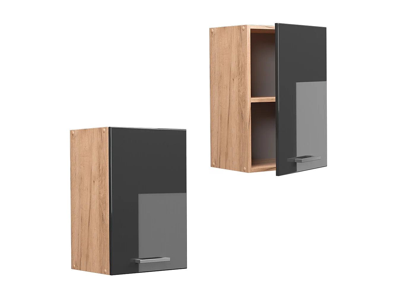 Armario colgante antracita alto brillo 40x31x60 r-line