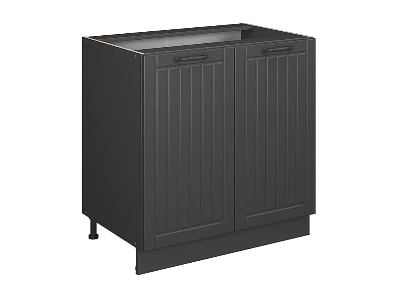 Armario bajo para fregadero gris oscuro 80x60x82 fame-line