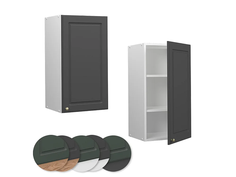 Pensile da cucina antracite-oro 40x34.1x72 fame-line