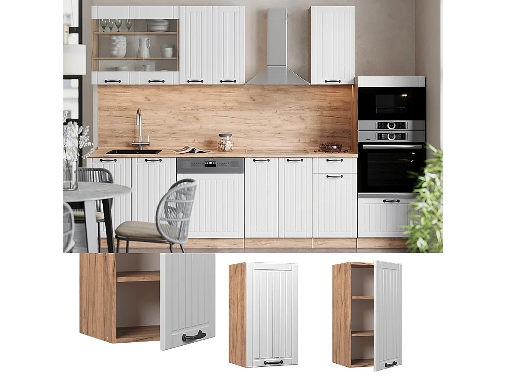 Wall cabinet white country house 40x34.1x72 fame-line