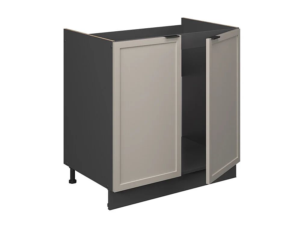 Wastafelkast grijsbeige 80x60x82 fame-line