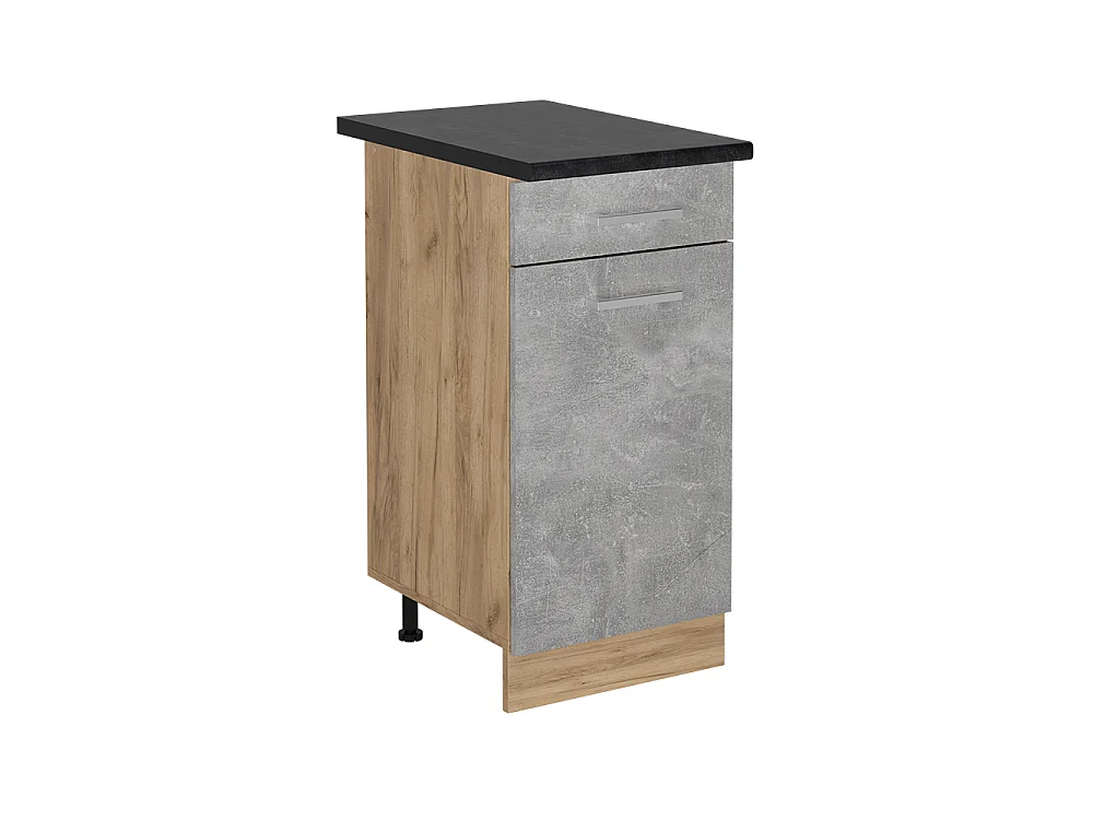 Mobiletto base per cucina calcestruzzo 40x60x81.6 r-line