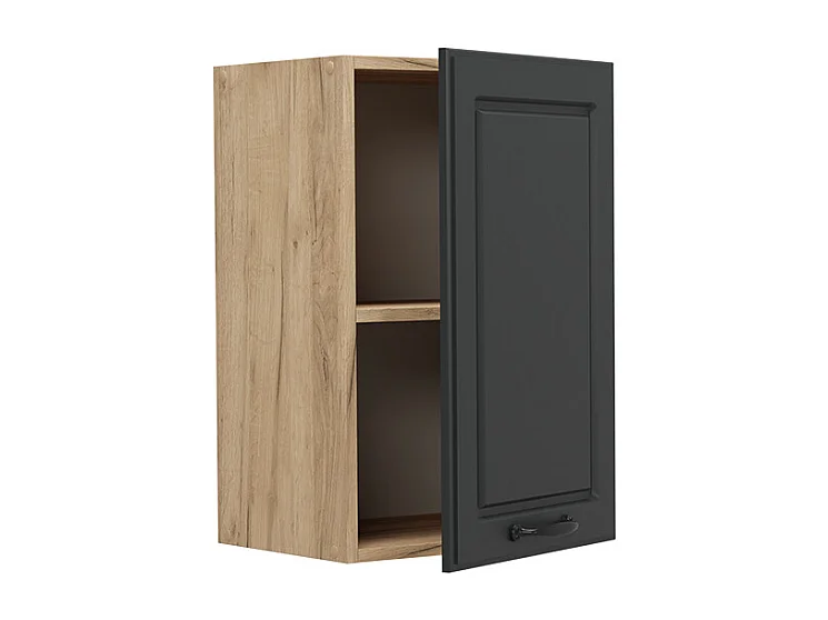 Elément haut de cuisine anthracite campagne 40x31x60 r-line