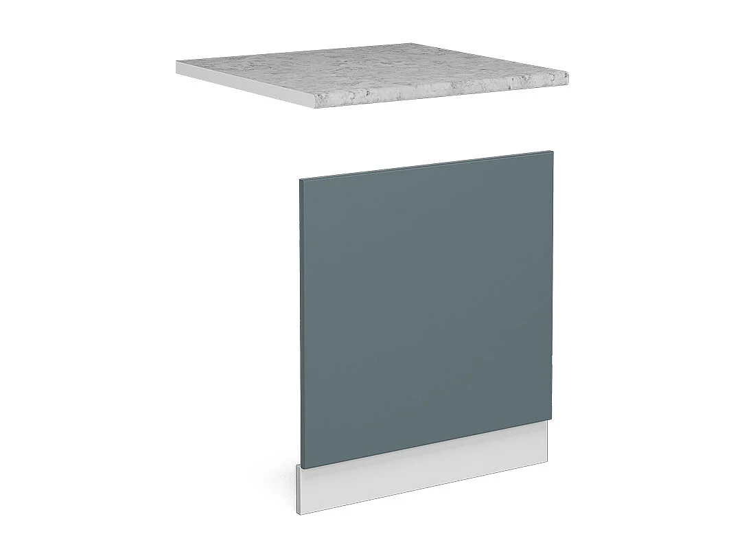 Pannello frontale grigio-blu 60x1.6x57.2 r-line