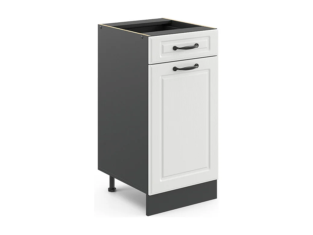 Mueble bajo de cocina blanco casa de campo 40x46x81.6 r-line