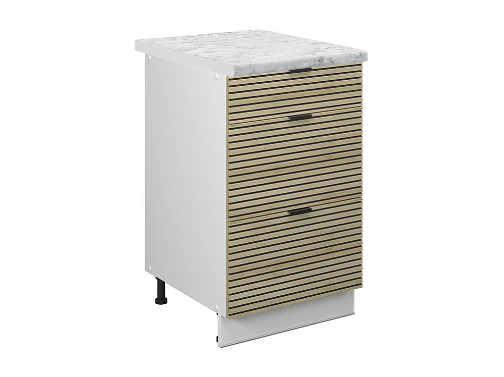 Meuble cuisine panneau en chêne 50x60x82 fame-line