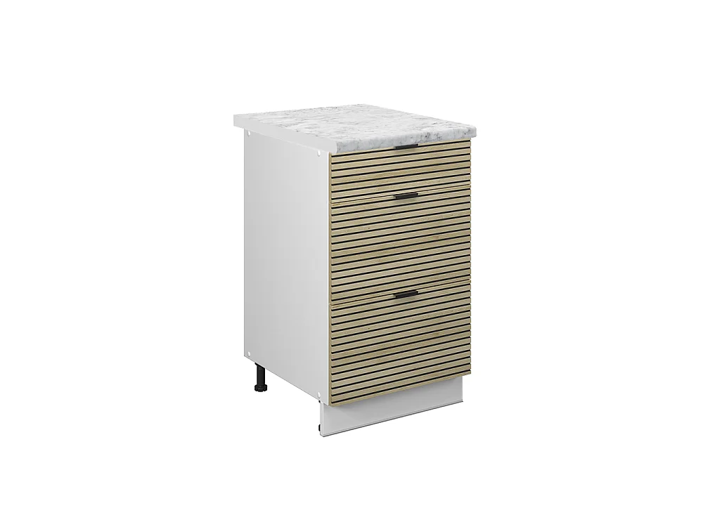 Mobiletto base per cucina pannello in quercia 50x60x82 fame-line