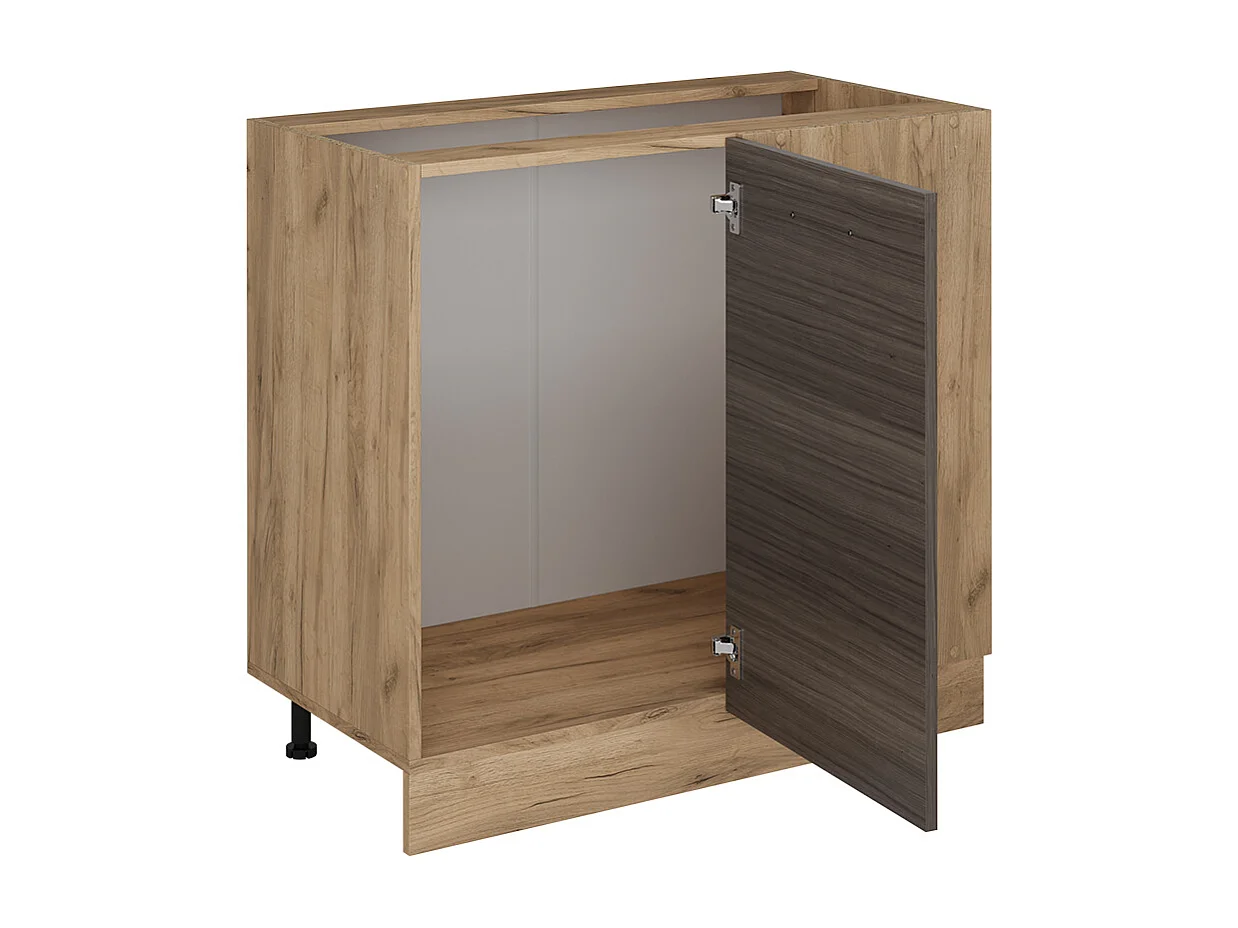 Armario de esquina gris noble 86x46x81.6 r-line