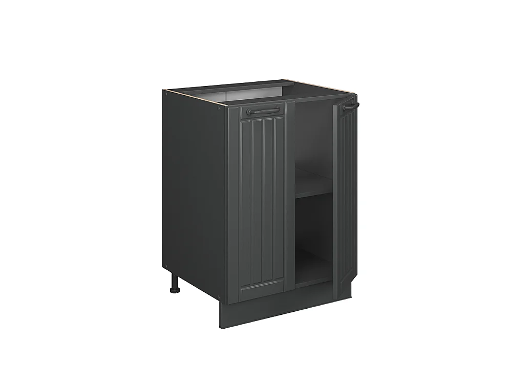Armário baixo de cozinha cinza escuro 60x60x82 fame-line