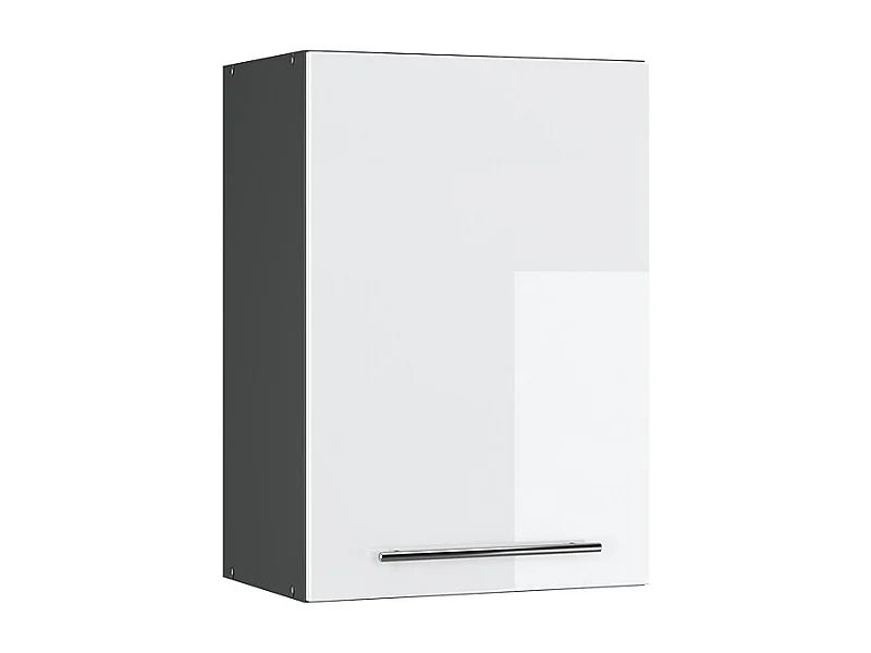Elément haut de cuisine blanc haute brillance 50x34.1x72 fame-line