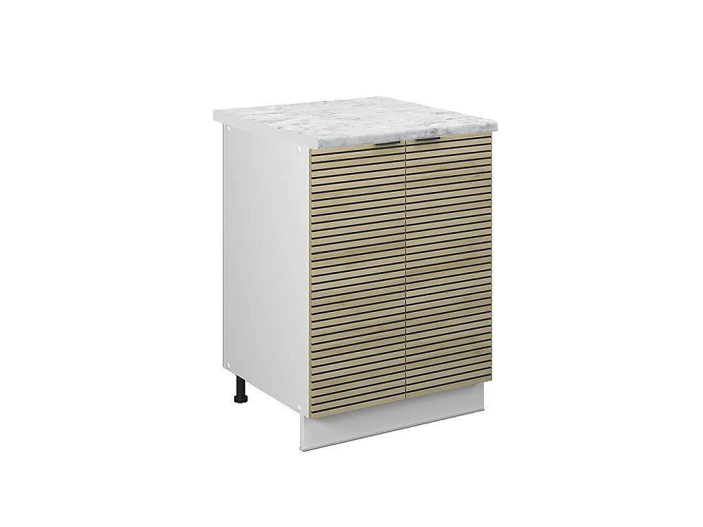 Mobiletto base cucina pannello in quercia 60x60x82 fame-line