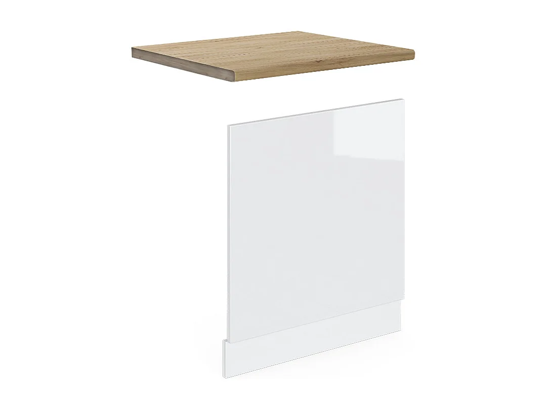 Pannello frontale bianco lucido 60x1.6x57.2 r-line