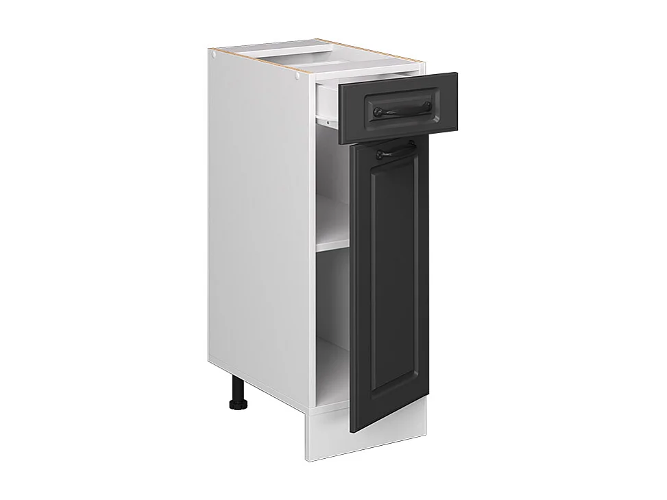 Mobiletto base per cucina antracite casa di campagna 30x60x81.6 r-line