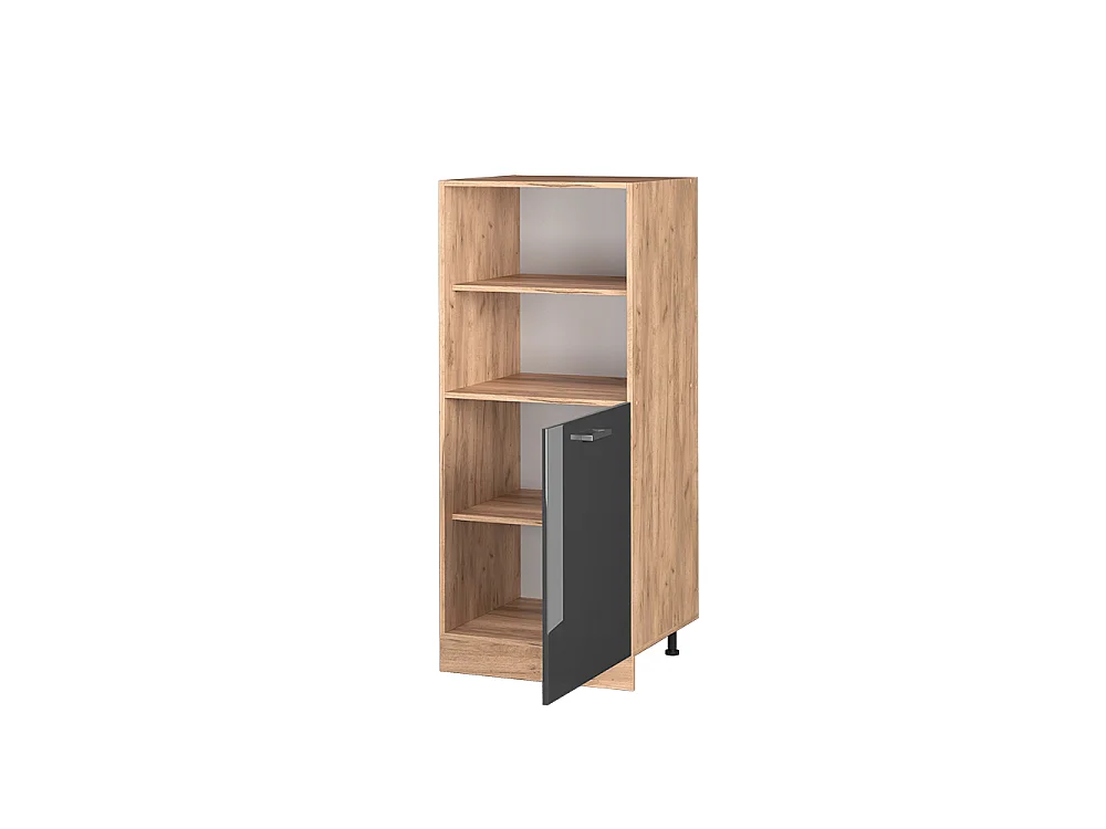 Meuble pour four anthracite haute brillance 60x57x143 r-line