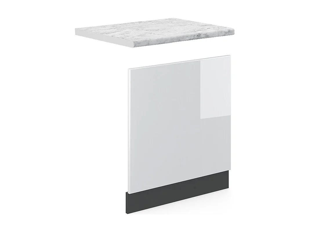 Pannello frontale bianco lucido 60x1.6x57.2 r-line