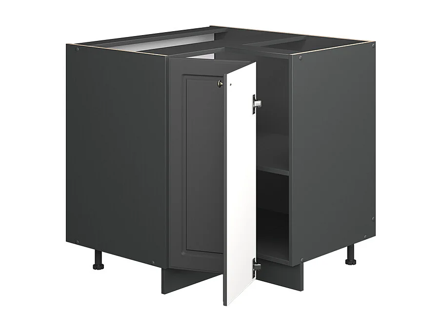 Meuble dangle anthrazit-gold landhaus 80.5x51.6x82 fame-line