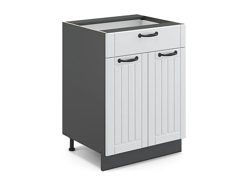 Mueble bajo de cocina blanco casa de campo 60x51.6x82 fame-line