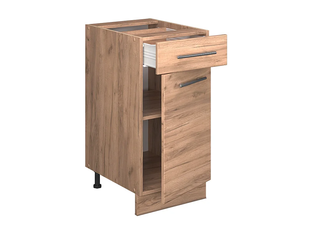 Mobiletto base per cucina quercia dorata 40x60x82 fame-line