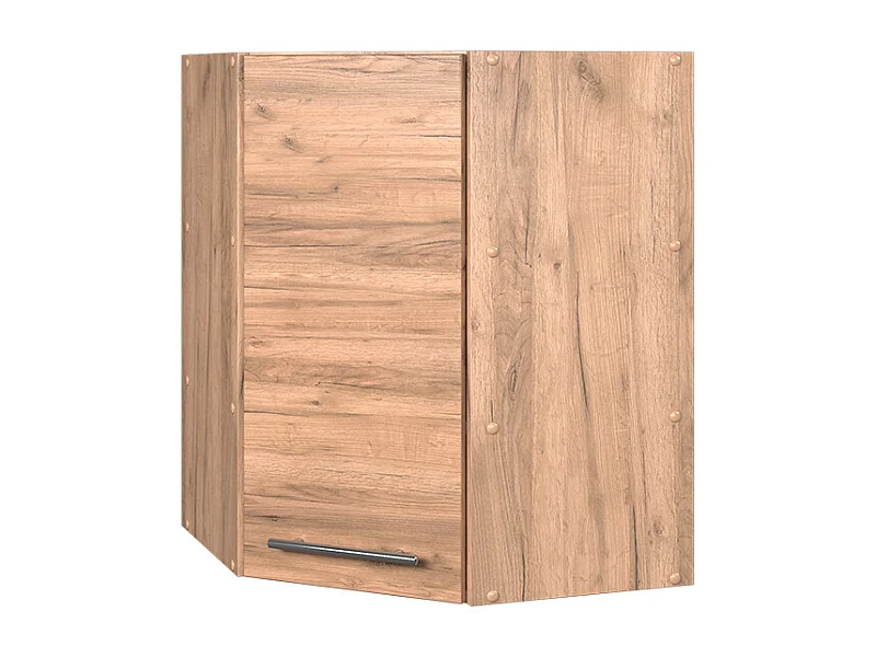 Armario colgante de esquina roble dorado 57x34.1x72 fame-line