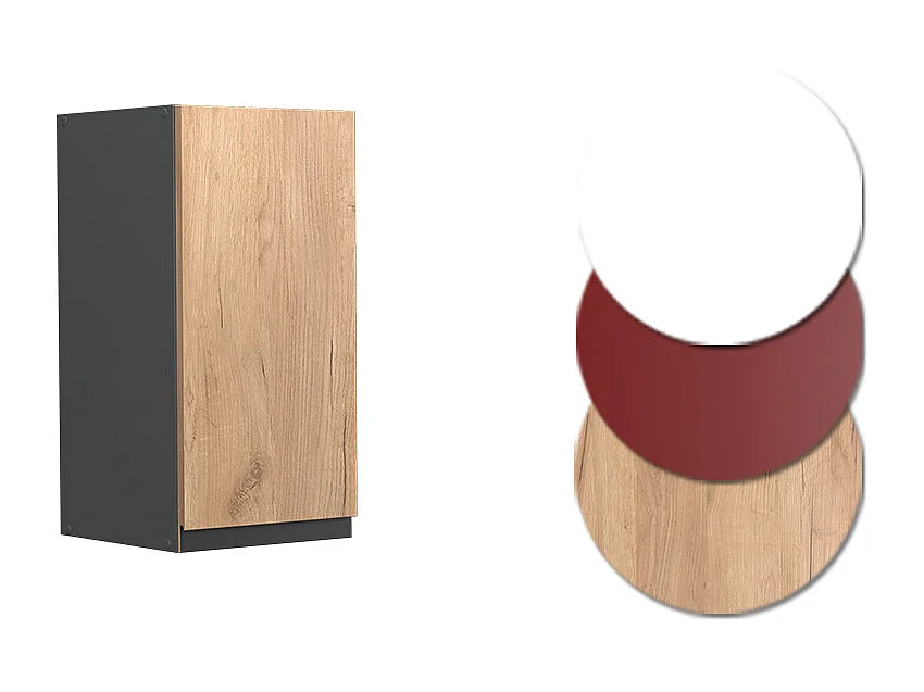 Elément haut de cuisine chêne de force doré 30x31x60 r-line