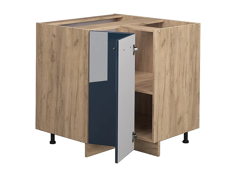 Meuble dangle bleu foncé brillant 80.5x51.6x82 fame-line