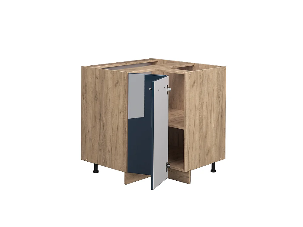 Meuble dangle bleu foncé brillant 80.5x51.6x82 fame-line