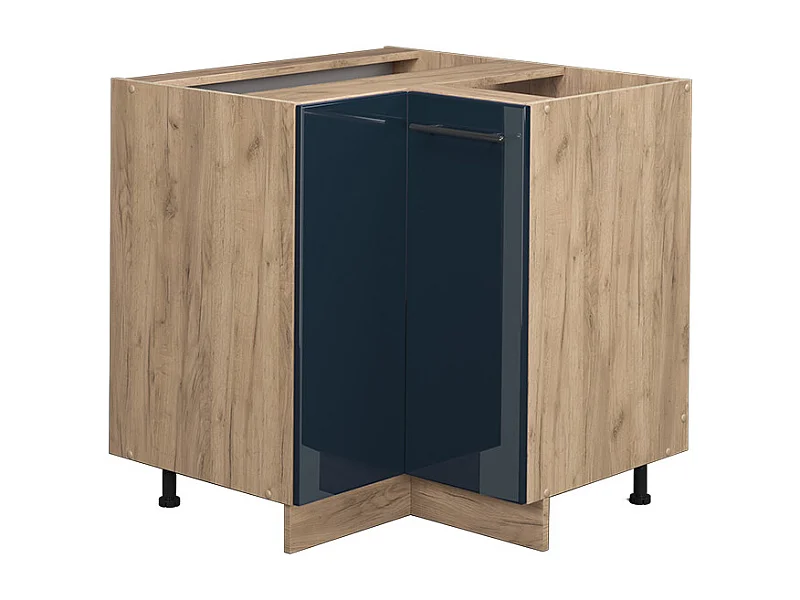 Meuble dangle bleu foncé brillant 80.5x51.6x82 fame-line