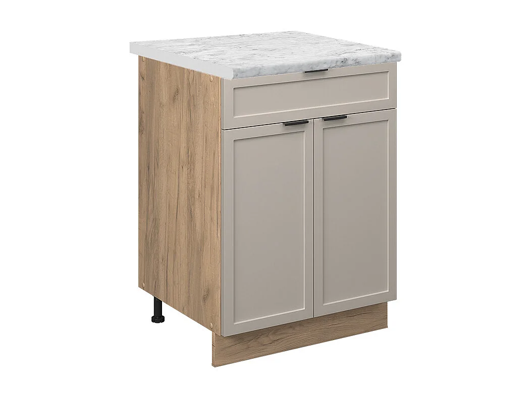 Meuble cuisine grisbeige 60x60x82 fame-line