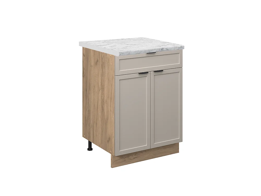Meuble cuisine grisbeige 60x60x82 fame-line