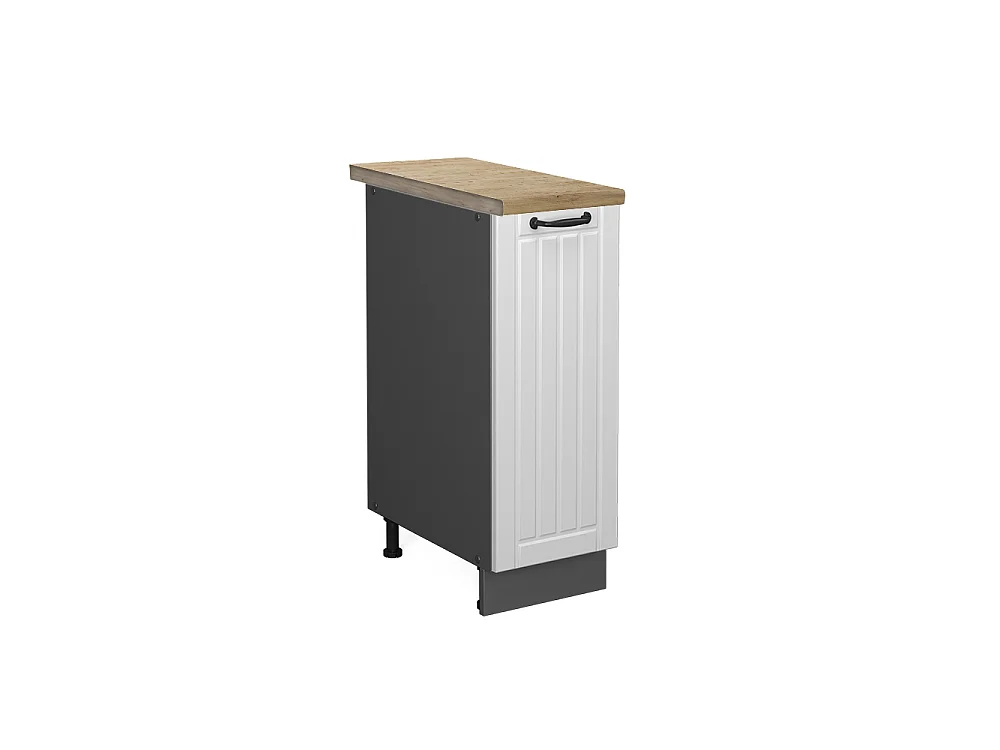 Apotheekkast wit landhuis 30x60x82 fame-line