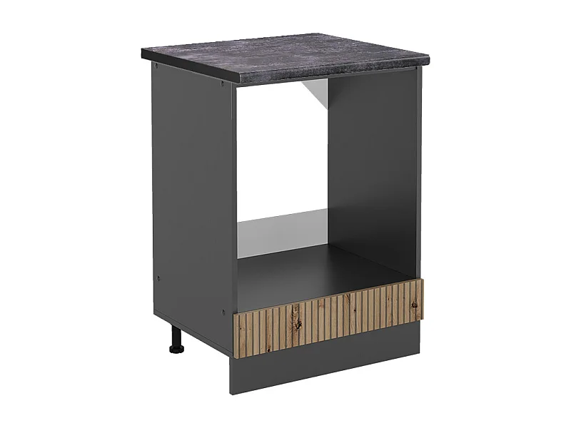 Meuble pour four chêne artisan 60x60x81.6 r-line