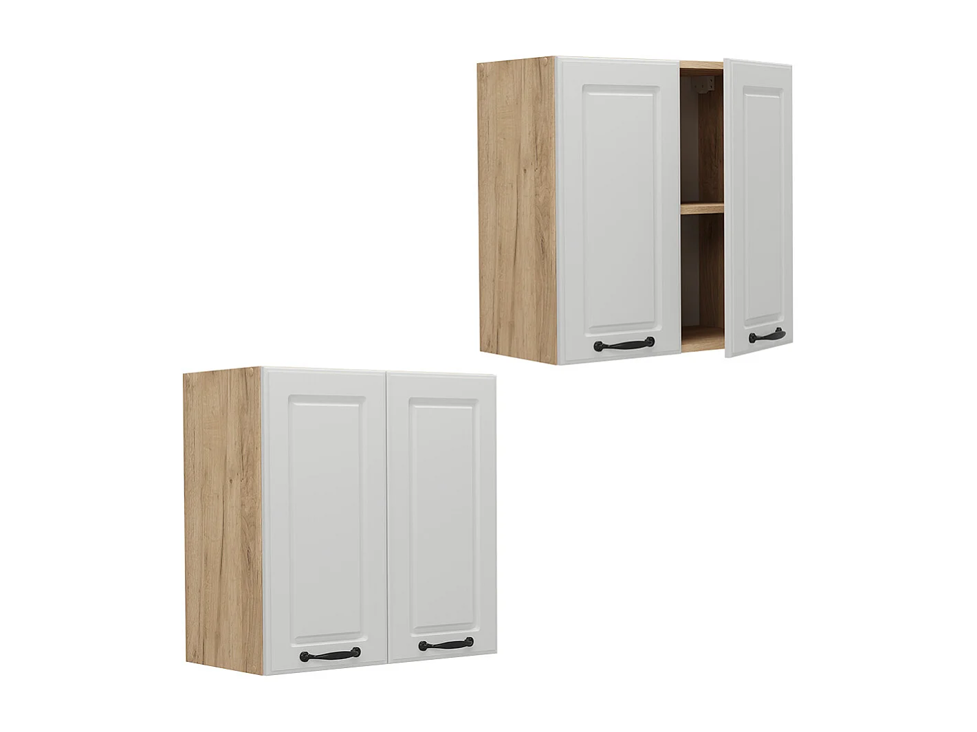 Pensile da cucina bianco casa di campagna 60x31x60 r-line