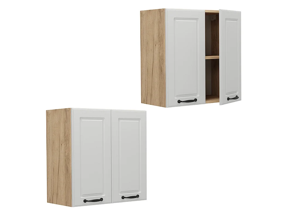Wall cabinet white country house 60x31x60 r-line